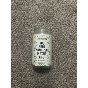 Zen In Your Life Soy Candle 9.5 Oz Scented Jar Light Me When Mothers Fathers Day
